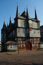 10 trmiges Rathaus von Frankenberg, erbaut 1509 (13.04.2009)