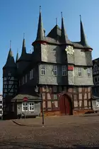 10 t�rmiges Rathaus von Frankenberg, erbaut 1509 (13.04.2009)