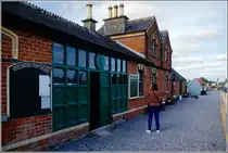 Dromod. Der Bahnhof der Cavan & Leitrim Railway. Scan eines Dias vom 17.09.1997.