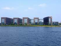 Brogebudekomplex eines der fhrenden Energieunternehmen der Welt ist in Amsterdam vorzufinden; 110903