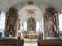 Penzing, Alt�re der St. Martin Kirche (04.03.2012)