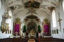 Heimertingen, barocke Ausstattung der St. Martin Kirche um 1750 (10.08.2011)