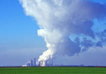 Kraftwerk Weisweiler (RWE) bei Dren,   lt Dampf ab  - 06.11.2012