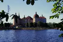 Die Moritzburg am gleichnamigen Ort gelegen.
Aufnahme am 2.5.1990.