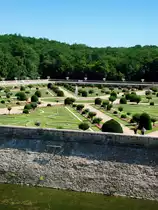 Frankreich, Centre, Indre-et-Loire, das Schloss von Chenonceau, Jardin de Catherine, 26.07.2003
