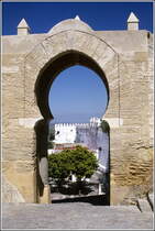 Medina Sidonia, Puerta de la Pastora. 
Scan eines Dias vom April 2000.
