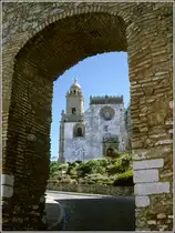 Medina Sidonia, Iglesia de Santa Maria la Coronada. 
Scan eines Dias vom April 2000.


