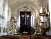Rettenbach, barocke Alt�re der St. Ulrich Kirche (26.03.2012)