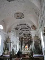 Pfarrkirchen, Wallf. Kirche Gartlberg, Ausstattung von 1715 durch Giovanni Battista 
Carlone und Paolo Allio (02.02.2013)