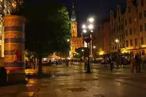 Danzig Altstadt bei Nacht am 21.05.2012.