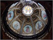 Escorca. Blick in die Kuppel der Basilika im Kloster Lluc.
26.02.2013