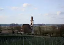 Nimburg, die evangelische Bergkirche von 1517, April 2010 