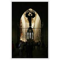 Ulmer M�nster: Blick von der Vorhalle ins Mittelschiff. 23.6.2007 (Matthias)