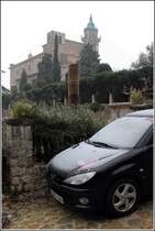 Valldemossa. Die Kirche des ehemaligen Kartuserklosters bei Schneefall. Man kann sich gut vorstellen, dass derartiges Wetter dem kranken Frdric Chopin, der im Winter 1838/39 einige Wochen mit George Sand hier lebte, nicht zutrglich war.
23.02.2013