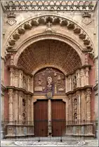 Palma de Mallorca. Portal der Kathedrale la Seu. 
23.02.2013 

