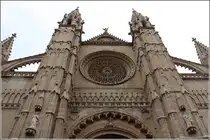 Palma de Mallorca. Giebel der Kathedrale la Seu. 
23.02.2013

