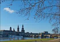 . Dresden - Winterlicher Spaziergang an der Elbe. 28.12.2012 (Jeanny)