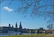 . Dresden - Winterlicher Spaziergang an der Elbe. 28.12.2012 (Jeanny)