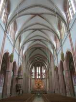 Bregenz, Langschiff der Herz Jesu Kirche (17.03.2013)