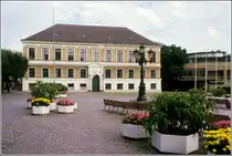 Lund, Stadshall. 
Scan eines Dias vom Sp�tsommer 1988. 

