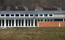 . Salem International College �berlingen - Blick �ber das Klassenzimmergeb�ude auf die D�cher der Sch�ler-Wohnh�user. 05.03.2011 (Matthias)