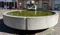 Lahr, Brunnen auf dem Marktplatz, Okt.2012