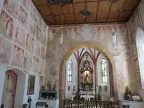 Dam�ls, Fresken in der St. Nikolaus Kirche (13.04.2013)