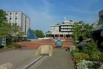 Bad Buchau, der Platz vor dem Kurzentrum, Aug.2012