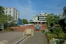 Bad Buchau, der Platz vor dem Kurzentrum, Aug.2012