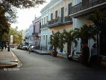 Blick in die Altstadt von San Juan auf Puerto Rico Dez.2006.