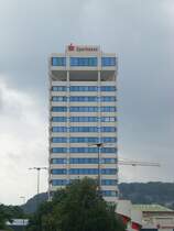 Das Hauptgebude der Stadtsparkasse Wuppertal in Elberfeld.(17.7.2012)