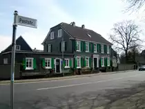 Das Stra�enschild der Poststra�e in Remscheid-Lennep.(27.3.2013)