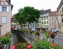 Colmar, Altstadt mit dem Flchen Lauch, Juni 2012