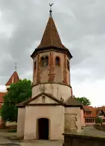 Avolsheim, das Baptisterium St.Ulrich, erbaut um das Jahr 1000, gilt als �lteste Kirche im Elsa�, Mai 2013