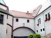 Ein Teil des Schlo�hofes in Wurzen, 23.06.07