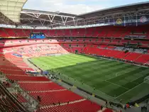 London, Trib�nen des Wembley Stadion, 90 000 Pl�tze (25.05.2013)
