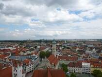 Blick ber Mnchen, vom Michel aus. 23.Mai 2013.