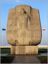 Gdynia. Joseph-Conrad-Denkmal im Park auf der S�dmole. 14.05.2013