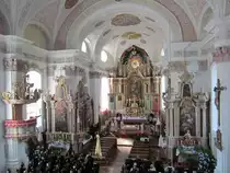 St. Johann, Altre und Kanzel der Maria Himmelfahrt Kirche (09.06.2013)