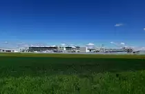 Schwanau in der Ortenau, in diesem Werk werden die grten Tunnelbohrmaschinen der Welt gebaut, Mai 2013