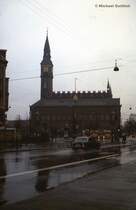Rathaus von Kopenhagen (Scan vom Dia, April 1984)