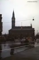 Rathaus von Kopenhagen (Scan vom Dia, April 1984)