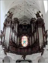 Der Dom zu Oliva in Gdansk verf�gt �ber zwei Orgeln. Hier ist die im 18. Jahrhundert gebaute gro�e Orgel zu sehen. 14.05.2013