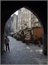 Gdansk. Die Mariack� (Frauengasse) vom Frauentor. 14.05.2013
