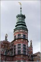 Gdansk. Einer der beiden Trme des Zeughauses in der Jospengasse. 14.05.2013

