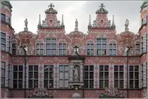 Gdansk. Fassadenausschnitt des Zeughauses in der Jospengasse. 14.05.2013