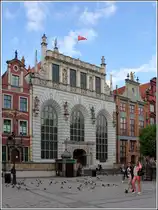 Gdansk. Der Artushof am Langen Markt geht auf das 14. Jahrhundert zur�ck und war seit dem 18. Jahrhundert Sitz der Danziger B�rse. 14.05.2013