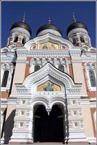 Die orthodoxe Alexander-Nevsky-Kathedrale auf dem Domberg in Tallinn. 16.05.2013