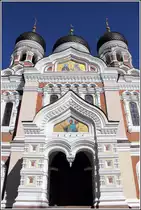 Die orthodoxe Alexander-Nevsky-Kathedrale auf dem Domberg in Tallinn. 16.05.2013