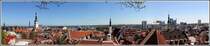 Tallinn vom Domberg aus betrachtet. Panorama aus 5 Fotos. 16.05.2013